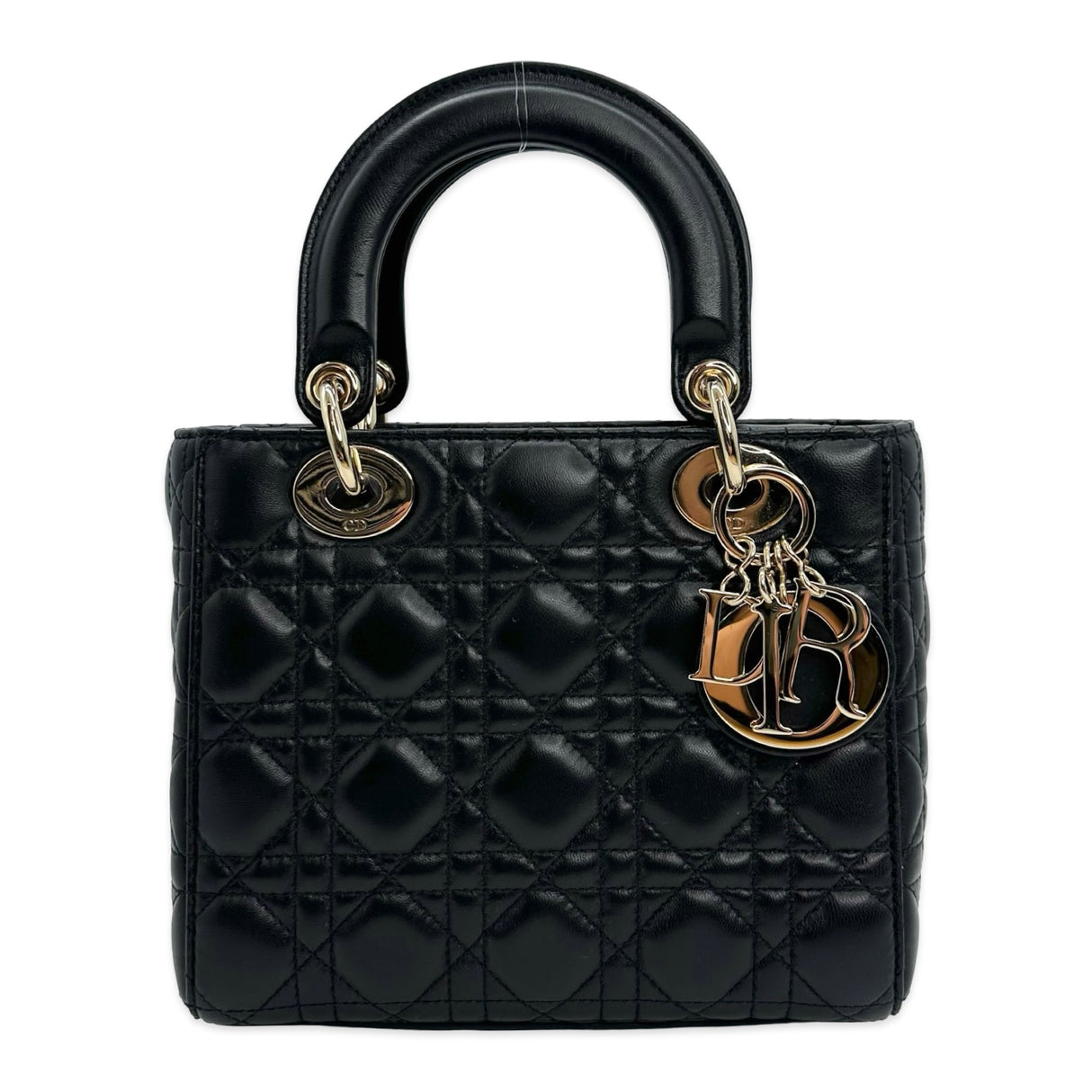 CHRISTIAN DIOR: Cannage Small My ABCDior Lady Dior