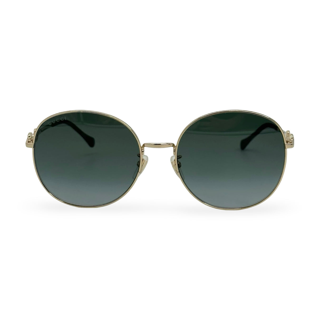 GUCCI: Horsebit Round Sunglasses