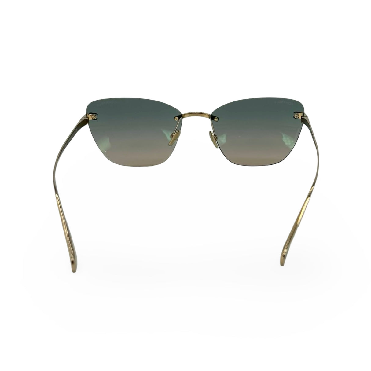 CHANEL: Rimless CC Sunglasses