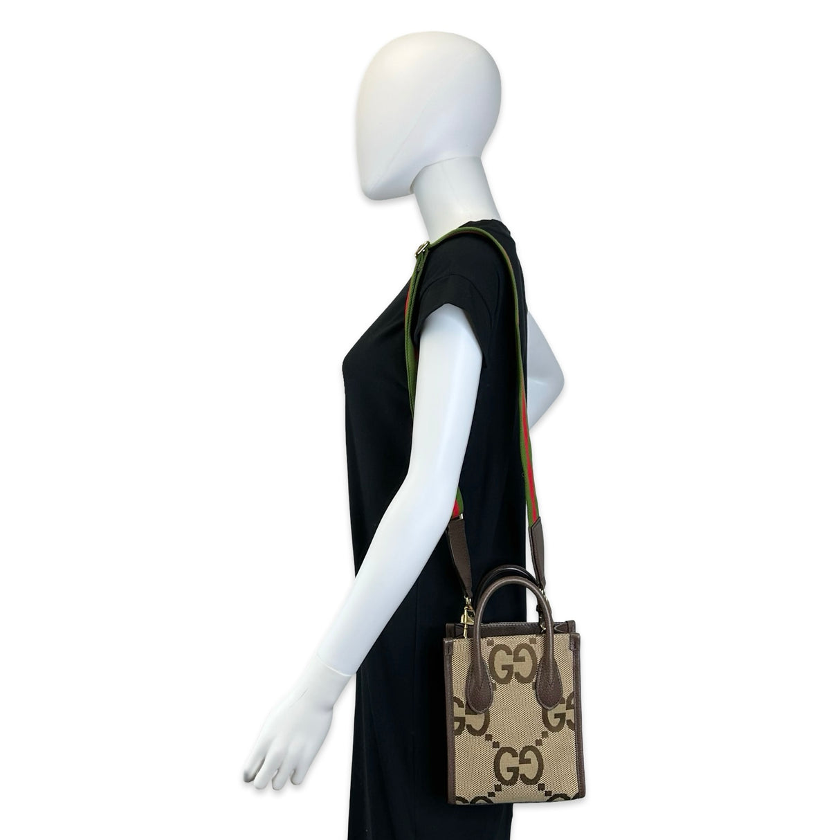 GUCCI: Jumbo GG Canvas Mini Tote