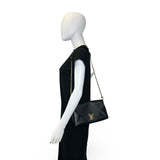 LOUIS VUITTON: Calfskin Lovenote Chain Clutch