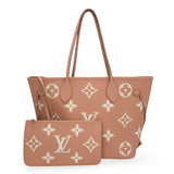 LOUIS VUITTON: Bicolor Monogram Empreinte Neverfull MM