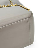 CHANEL: Quilted Leather Small Chain Around Shopping Tote