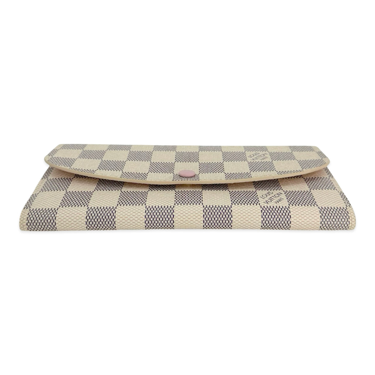 LOUIS VUITTON: Damier Azur Emilie Wallet