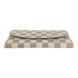 LOUIS VUITTON: Damier Azur Emilie Wallet