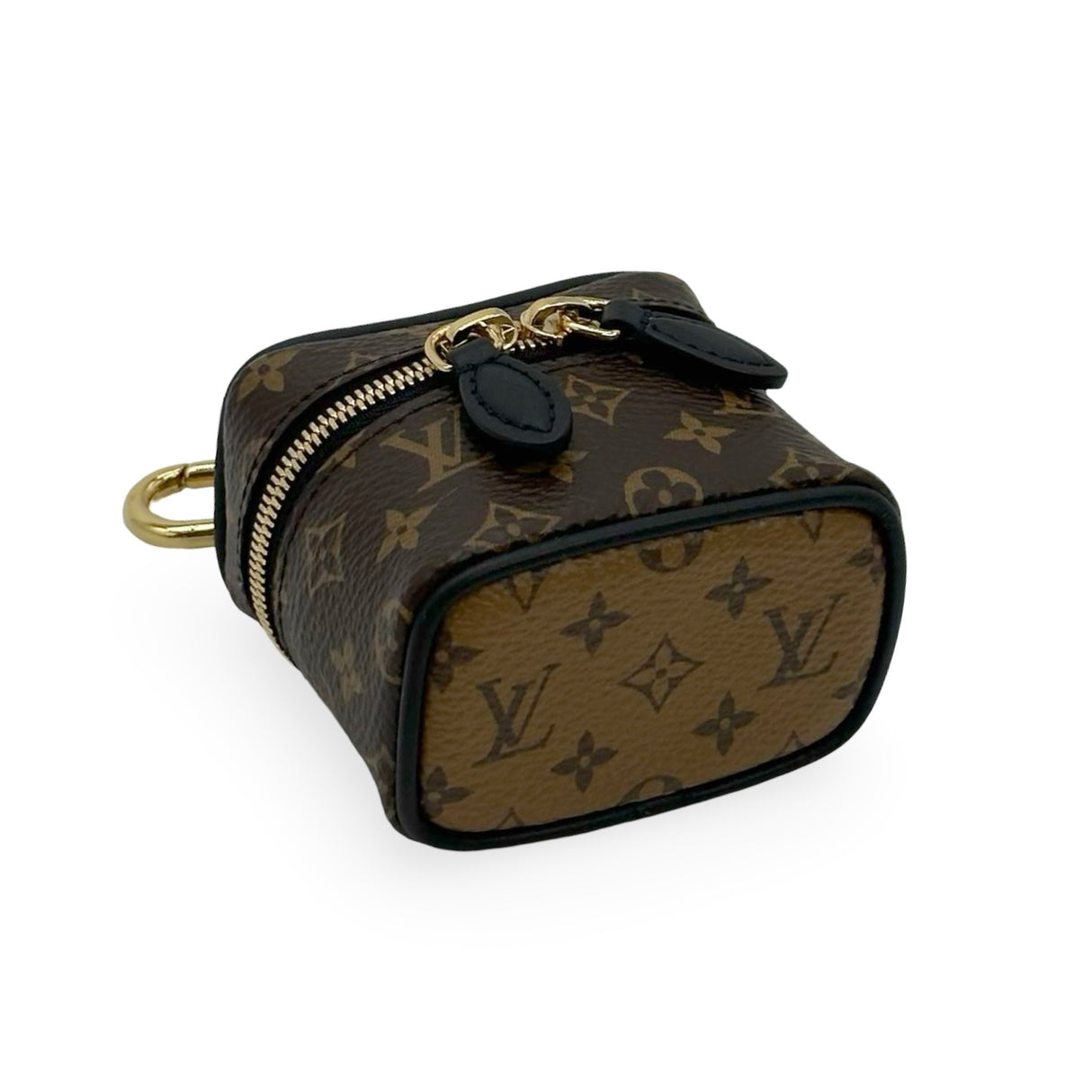 LOUIS VUITTON: Monogram Reverse Mini Vanity Bag Charm