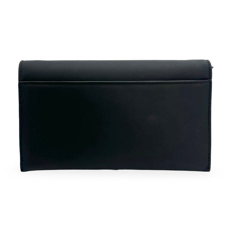 CHRISTIAN DIOR: Ultramatte Long Saddle Wallet with Chain
