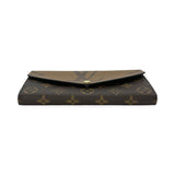 LOUIS VUITTON: Monogram Reverse Sarah Wallet