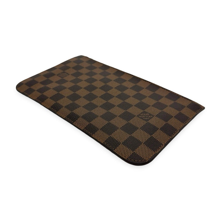 LOUIS VUITTON: Damier Ebene Neverfull Pochette