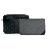LOUIS VUITTON: Monogram Eclipse Trio Messenger Bag
