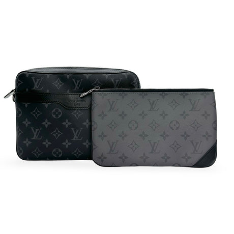 LOUIS VUITTON: Monogram Eclipse Trio Messenger Bag