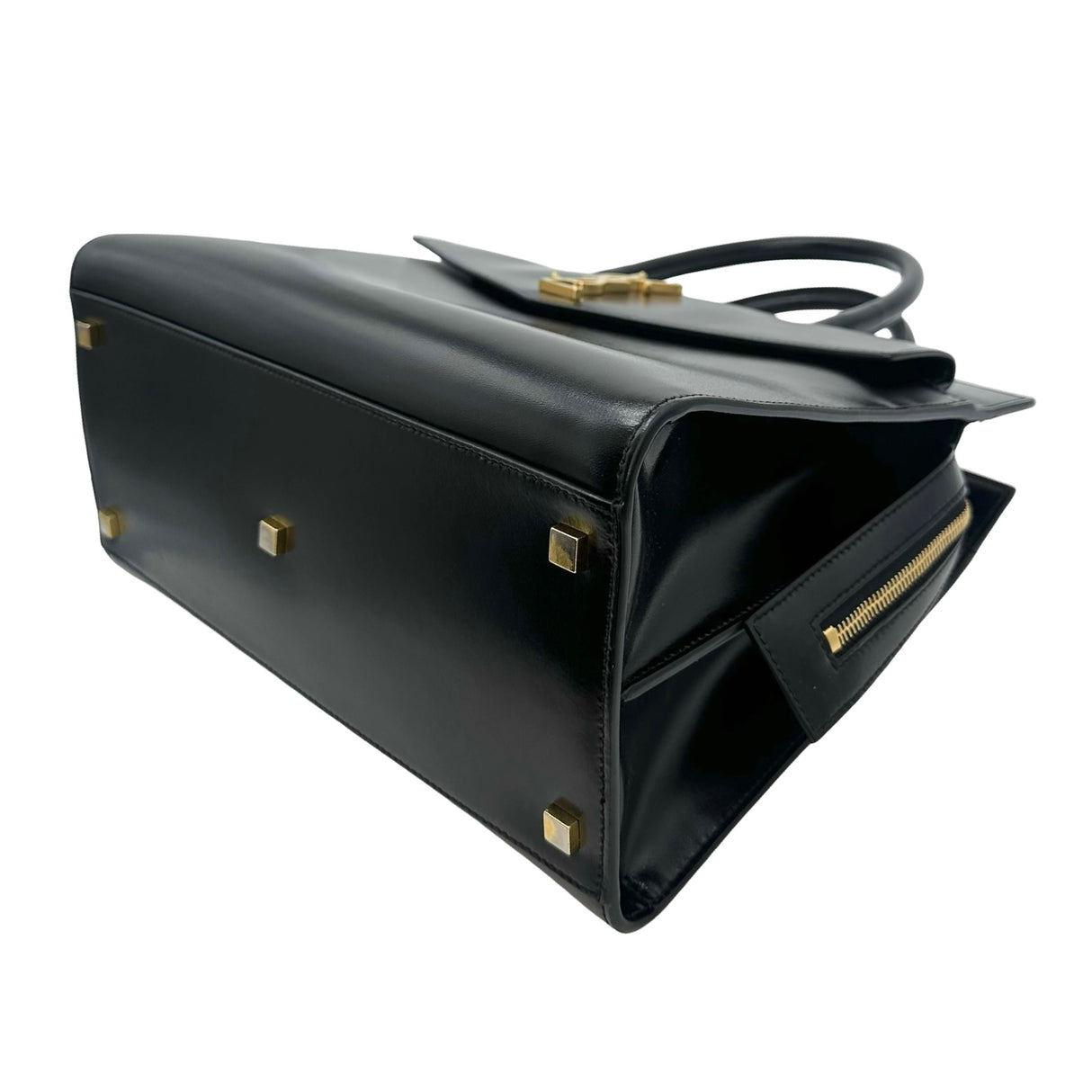 SAINT LAURENT: Leather Medium Uptown Tote
