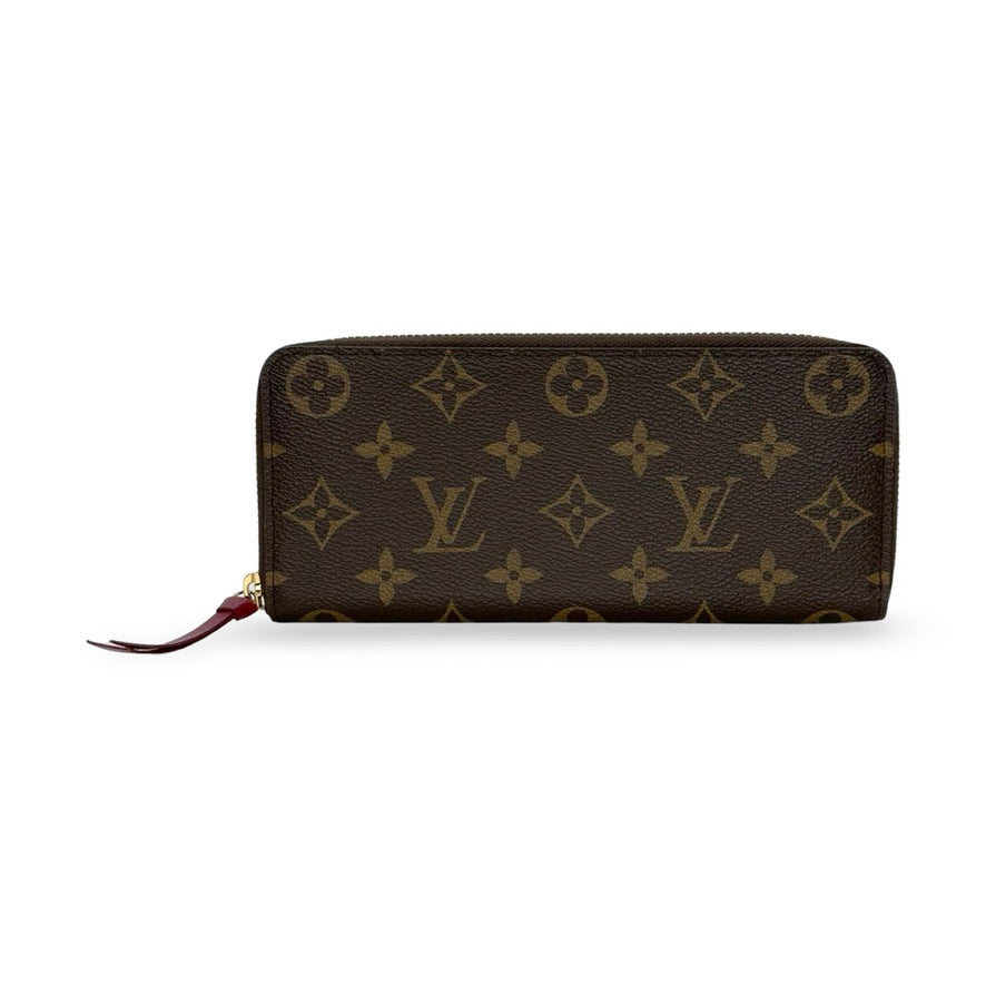 LOUIS VUITTON: Monogram Clemence Wallet