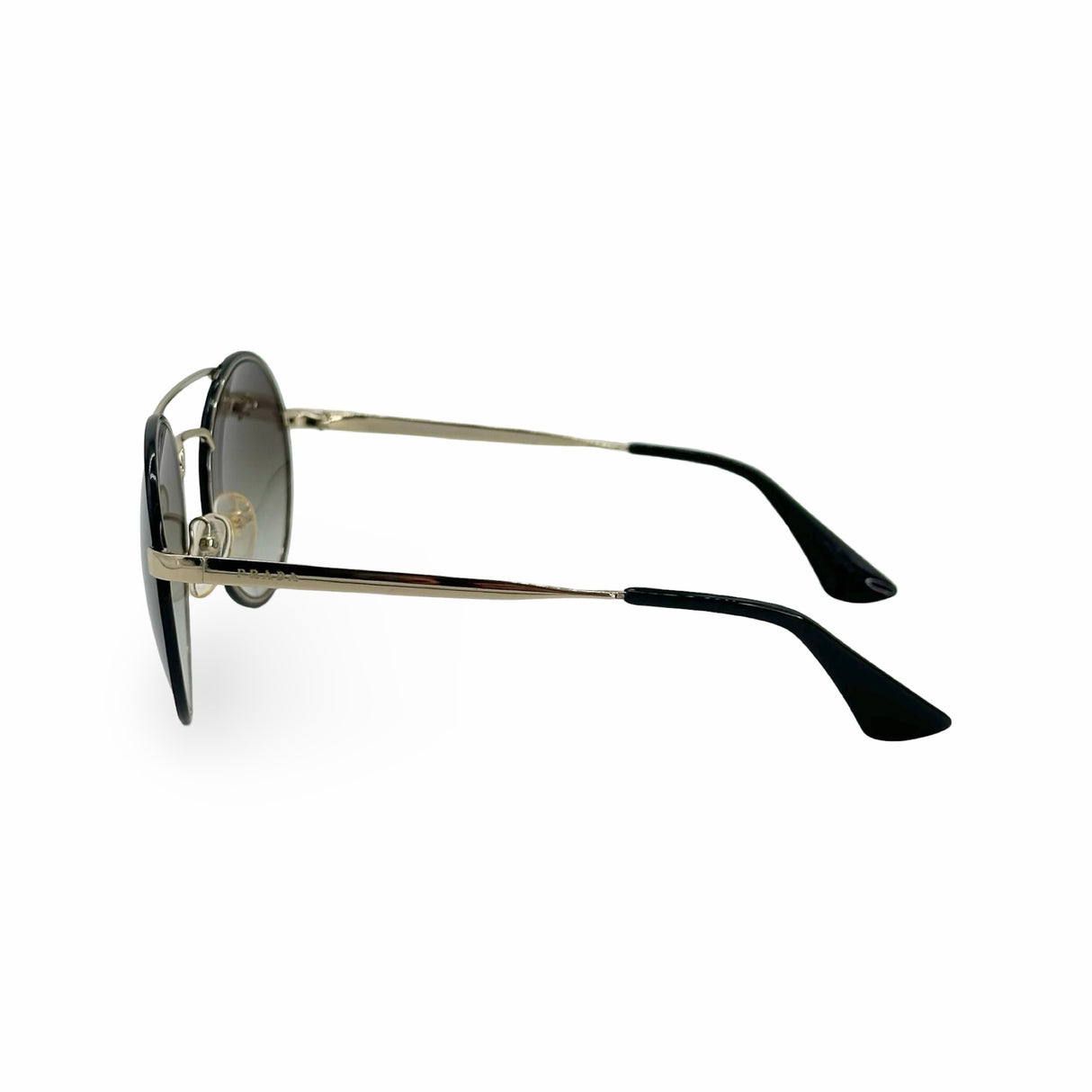 PRADA: Round Aviator Sunglasses