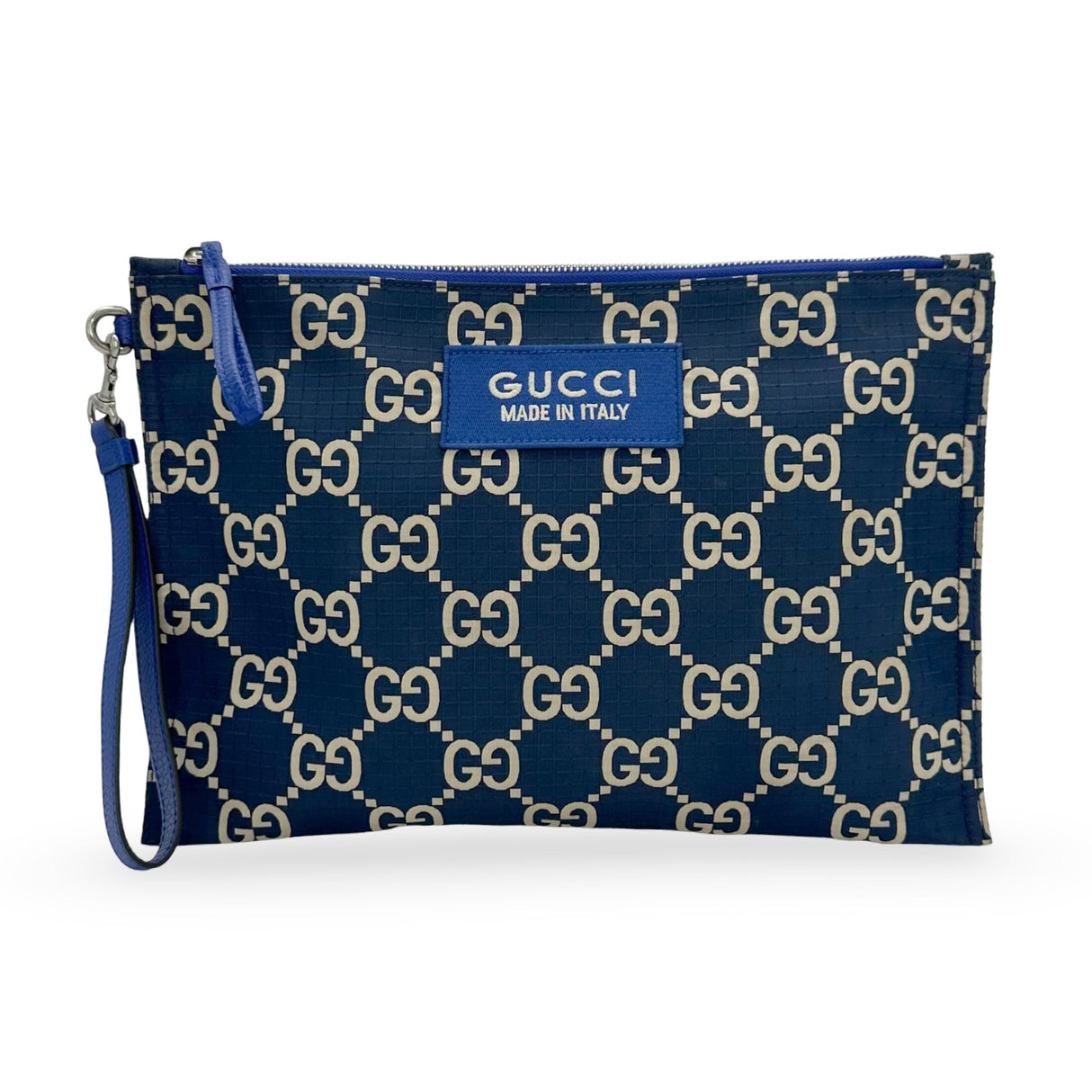 GUCCI: GG Canvas Ripstop Wristlet Pouch