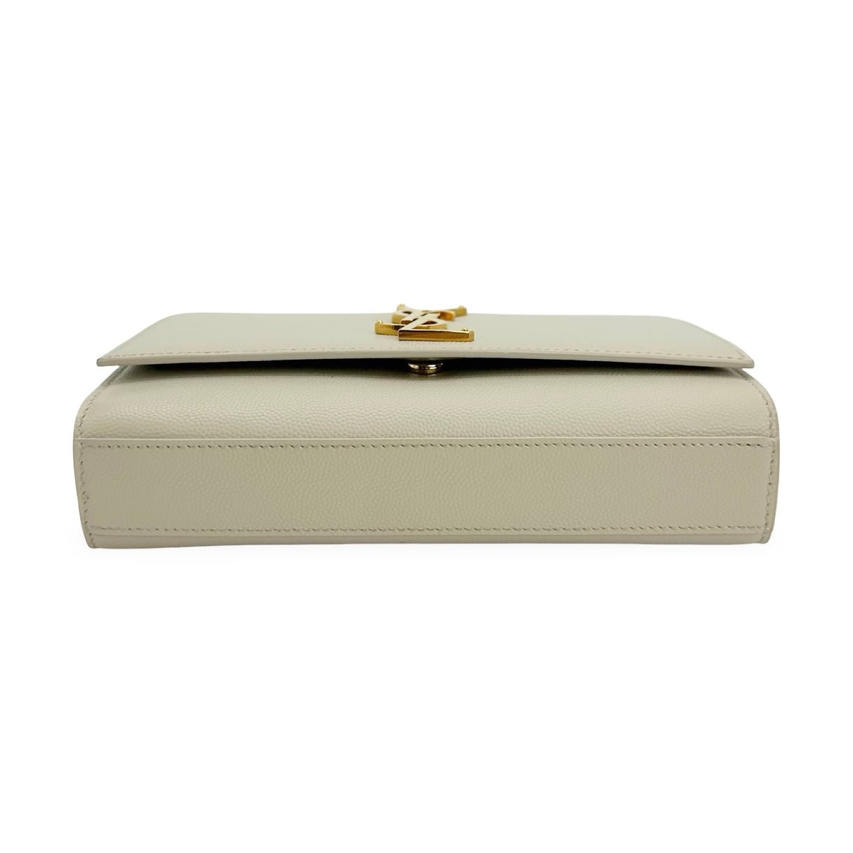 SAINT LAURENT: Grain de Poudre Small Kate Chain Bag