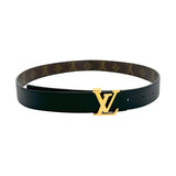 LOUIS VUITTON: Monogram 25mm Reversible Initiales Belt