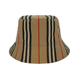 BURBERRY: Icon Stripe Bucket Hat