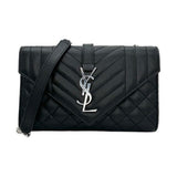 Triquilt Grain de Poudre Small Envelope Chain Bag