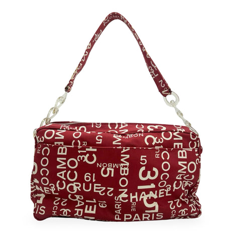 CHANEL: Canvas 31 Rue Cambon Shoulder Bag