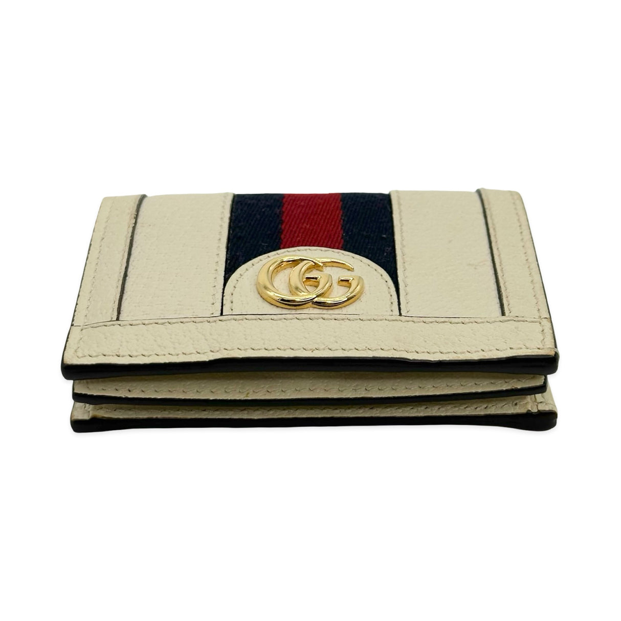 GUCCI: Leather Ophidia Compact Wallet