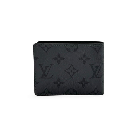 LOUIS VUITTON: Monogram Eclipse Reverse Slender Wallet