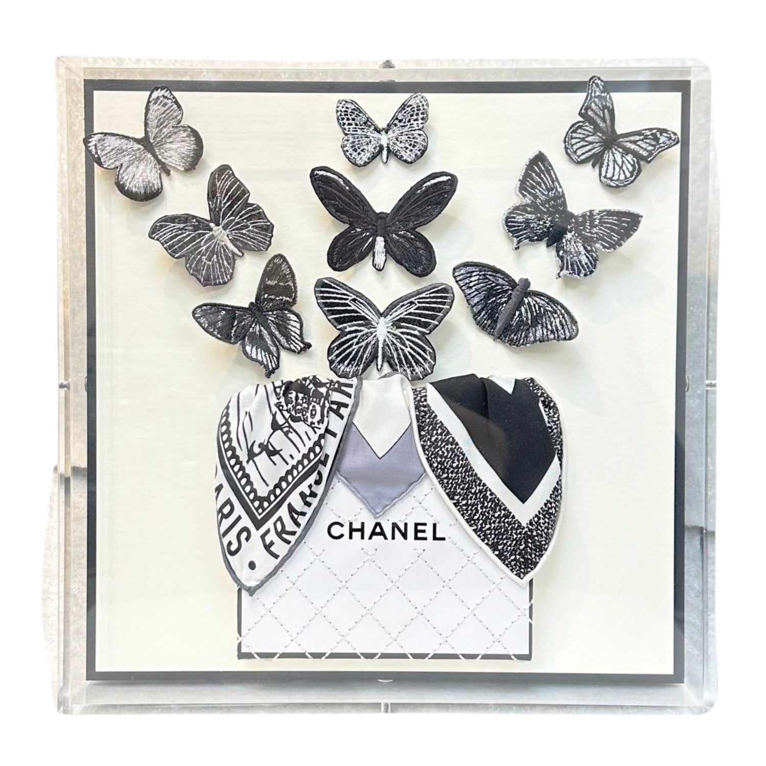 Stephen Wilson: 12x12 Chanel Butterfly Surprise
