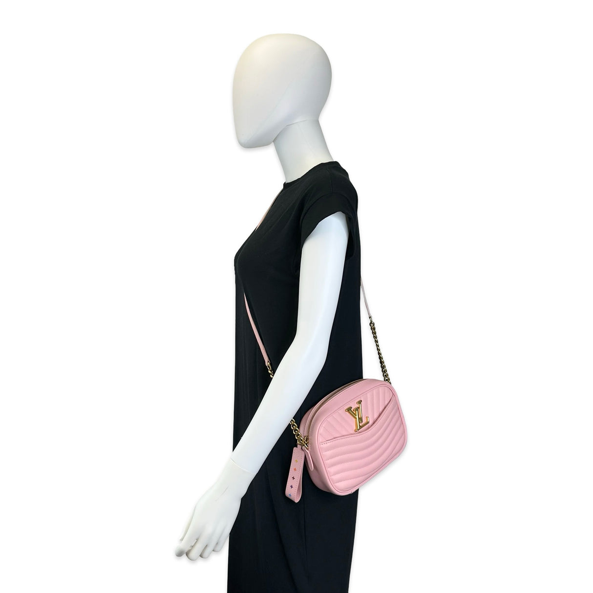 LOUIS VUITTON: Quilted Calfskin New Wave Camera Bag