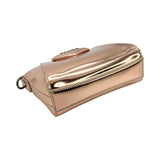 GIVENCHY: Metallic Calfskin Nano Antigona Crossbody Bag