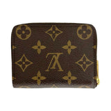 LOUIS VUITTON: Monogram Zippy Coin Purse