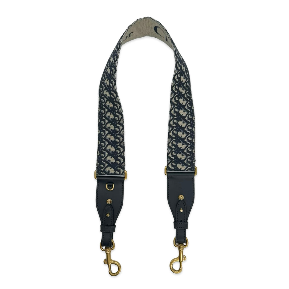CHRISTIAN DIOR: Oblique Canvas Shoulder Strap with Ring
