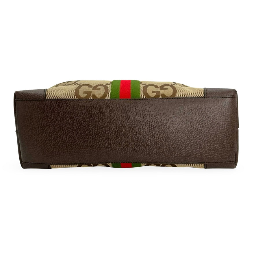 GUCCI: Jumbo GG Canvas Large Ophidia Tote