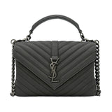 Quilted Calfskin Medium College Chain Bag