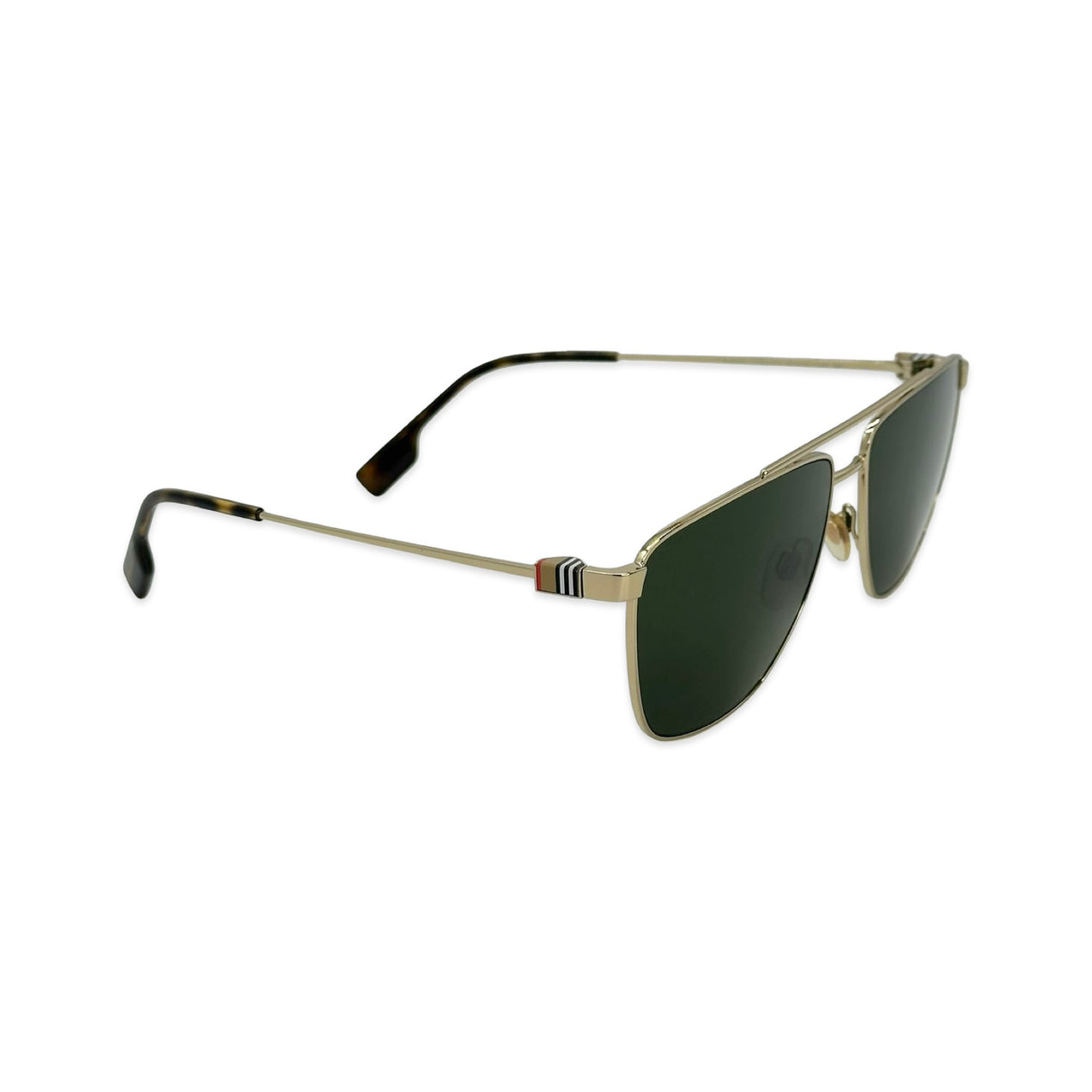 BURBERRY: Metal Aviator Sunlgasses