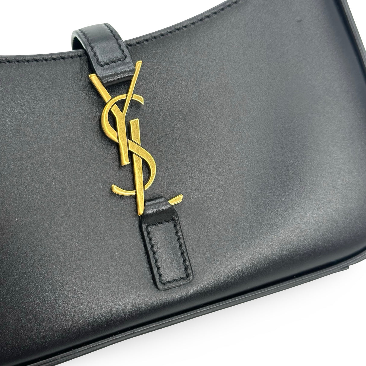 SAINT LAURENT: Calfskin Mini Le 5 a 7