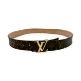 LOUIS VUITTON: Monogram Initiales Belt