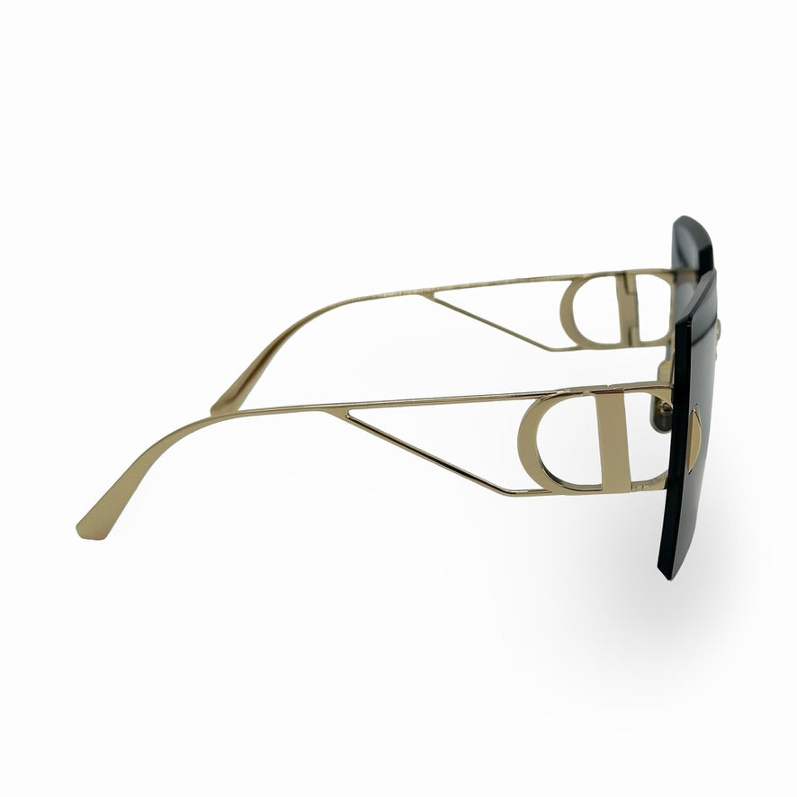 CHRISTIAN DIOR: 30 Montaigne Oversize Square Sunglasses