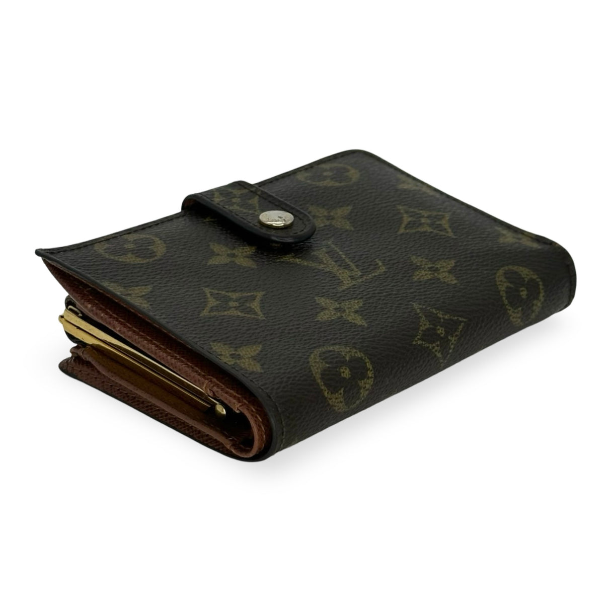 LOUIS VUITTON: Monogram Porte Monnaie Viennois Wallet