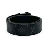 LOUIS VUITTON: Monogram Eclipse Initiales Belt