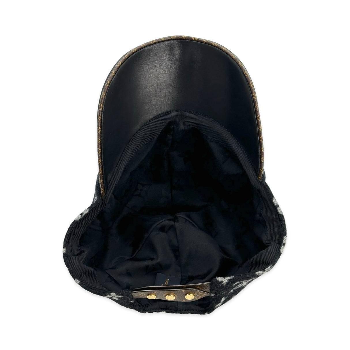 Monogram Wool Carry On Baseball Cap