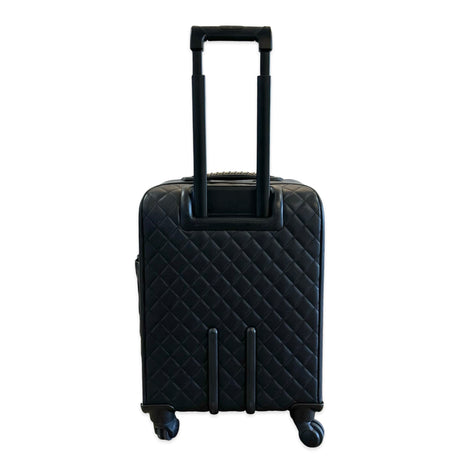 CHANEL: Quilted Caviar Coco Case Trolley Rolling Luggage