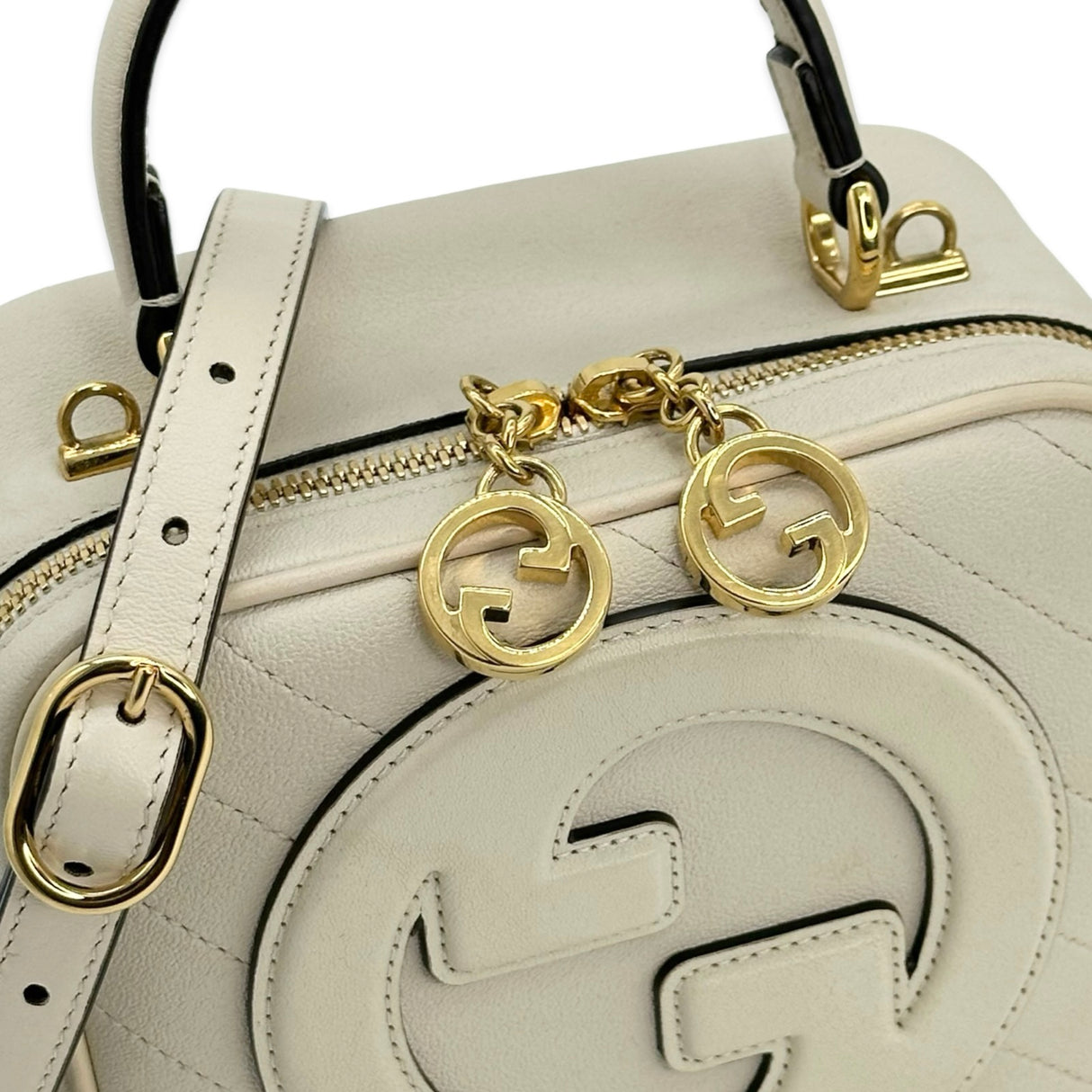 Quilted Calfskin Sakai Be Green Blondie Top Handle