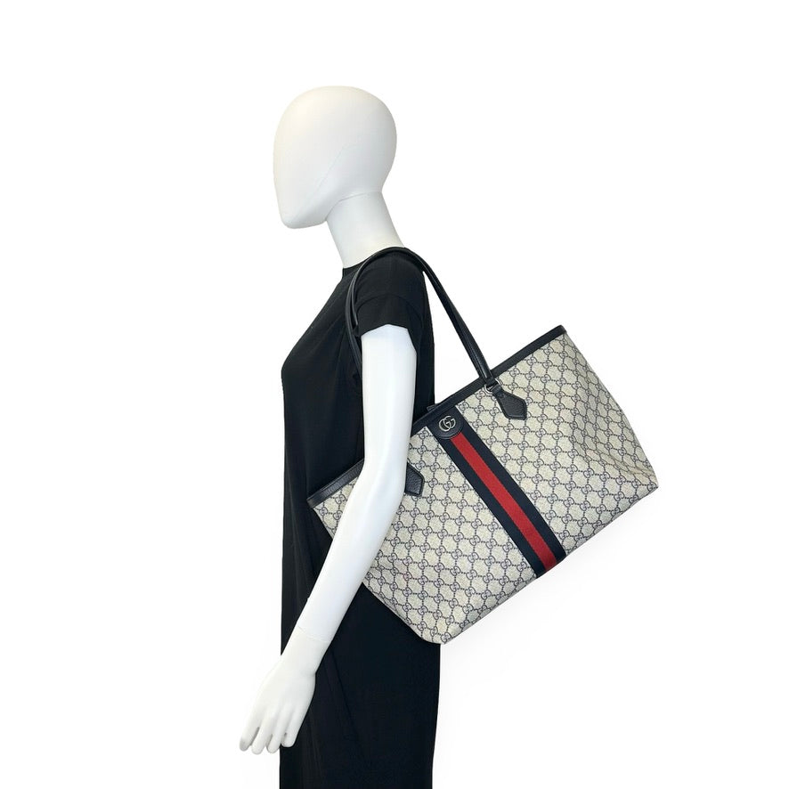 GUCCI: GG Supreme Ophidia Large Tote Bag