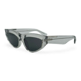 BURBERRY: Transparent Cat Eye Sunglasses