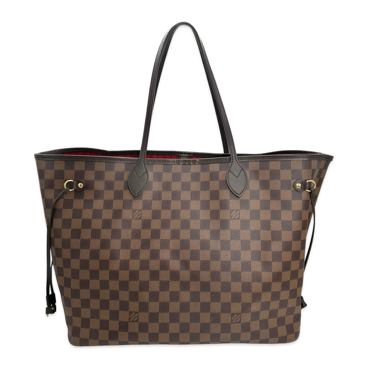 LOUIS VUITTON: Damier Ebene Neverfull GM