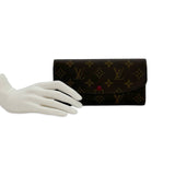 LOUIS VUITTON: Monogram Emilie Wallet