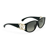 CHANEL: Pearl CC Sunglasses