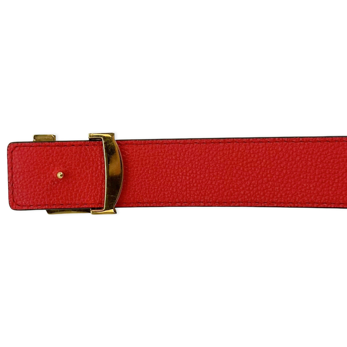 LOUIS VUITTON: Monogram Reversible Initiales Belt