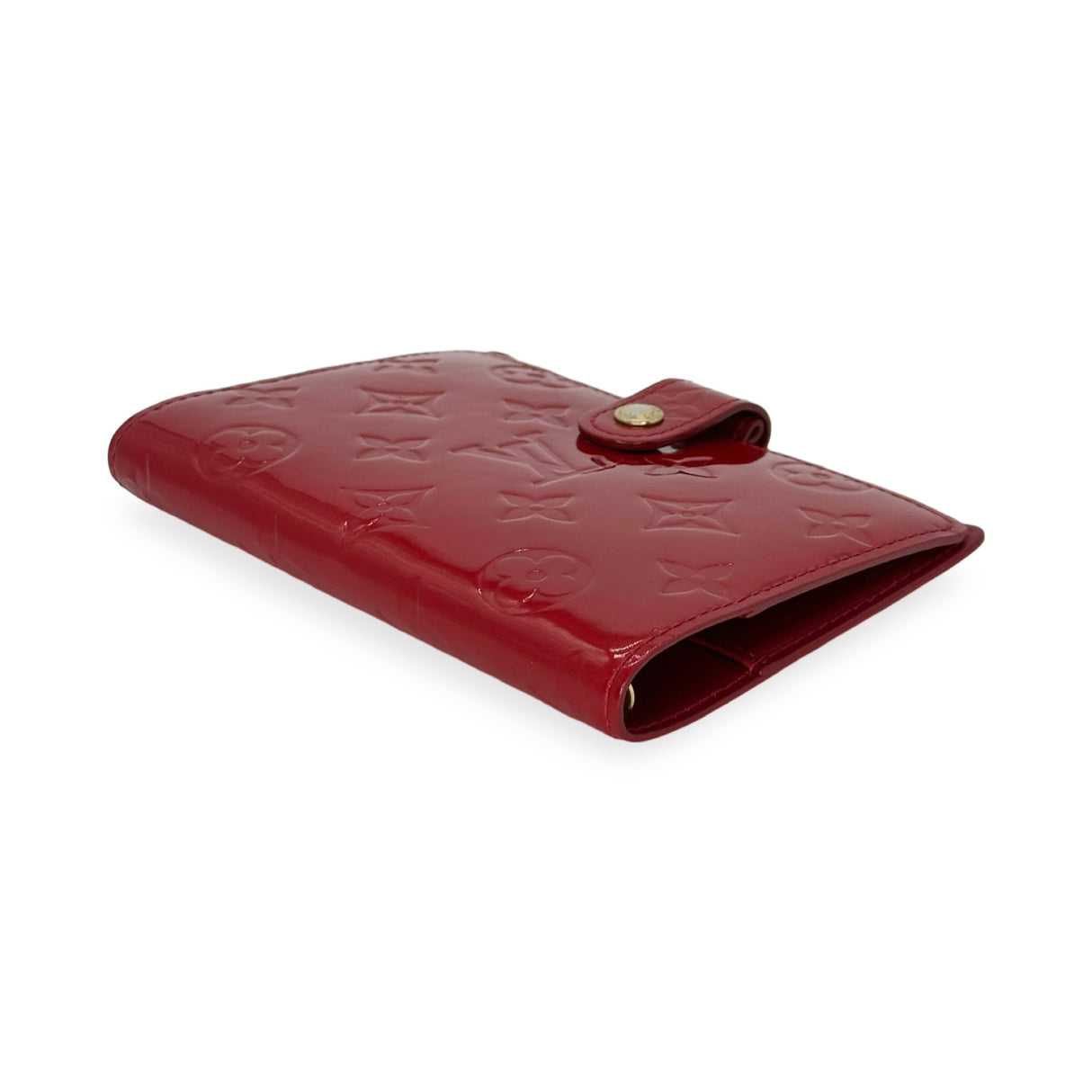 LOUIS VUITTON: Monogram Vernis Small Ring Agenda Cover