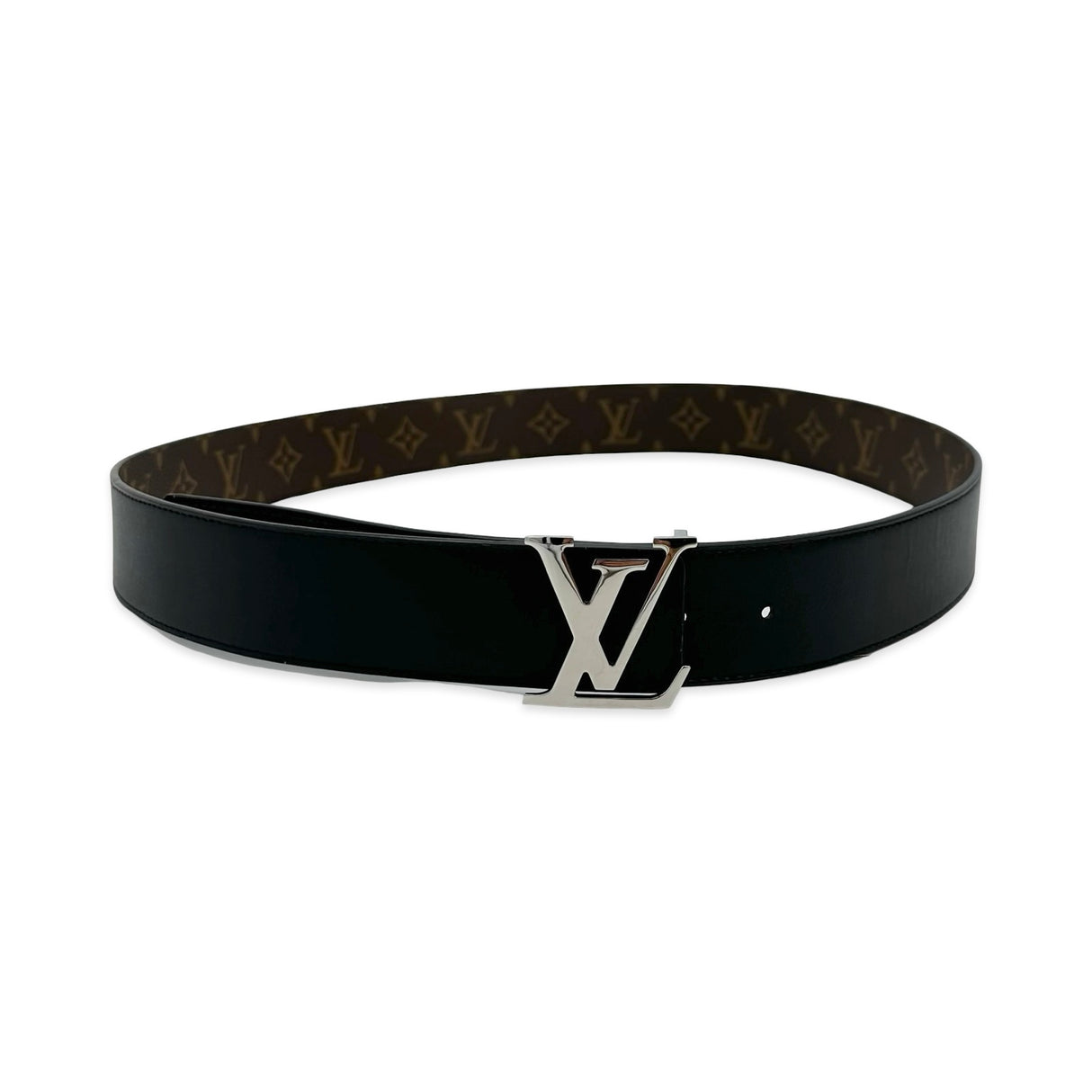 LOUIS VUITTON: Monogram LV Initiales Reversible Belt